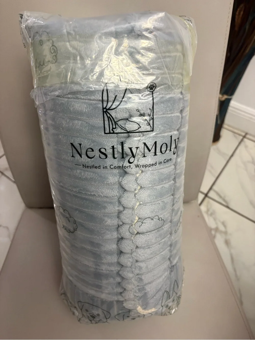 NestlyMoly Washable dog couch cover 23.6x23.6